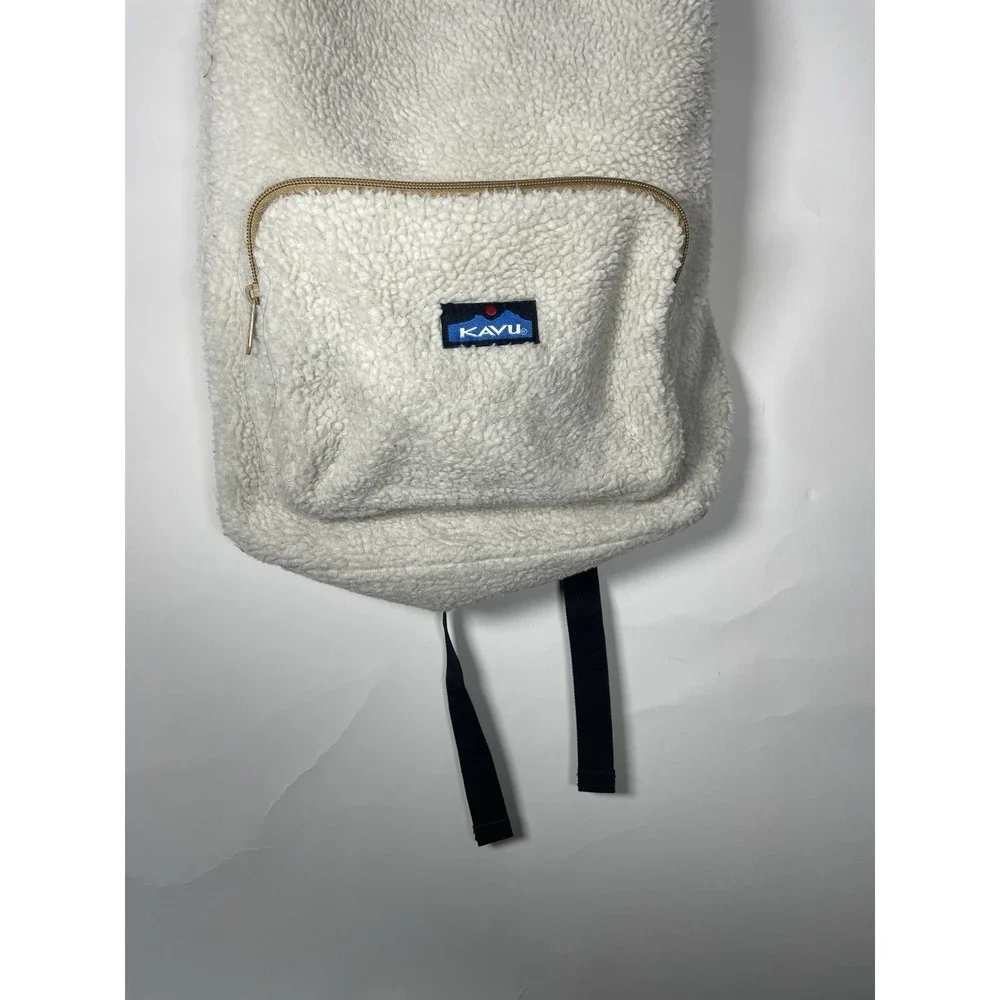 Kavu  Fleece In Birch‎ Sherpa Padded Strap Backpack